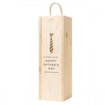 1 Bottle Wooden Box Fathers Day